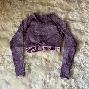 Gymshark long sleeve crop top